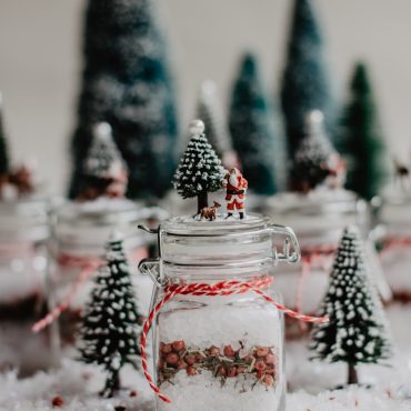 Gewürzgläser weihnachtlich dekorieren & ein Ebook mit feinen Ideen zum Weihnachtsfest